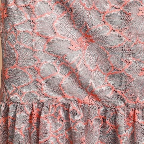 Lulu’s Fleur Allured Grey Lace Midi Dress - Picture 4 of 8